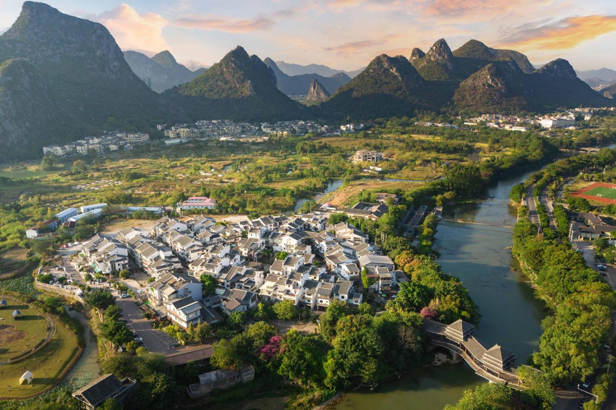 Guilin Village Creek Inn-Free Private Car Pick Up Station Stay 3 Nights Zewnętrze zdjęcie